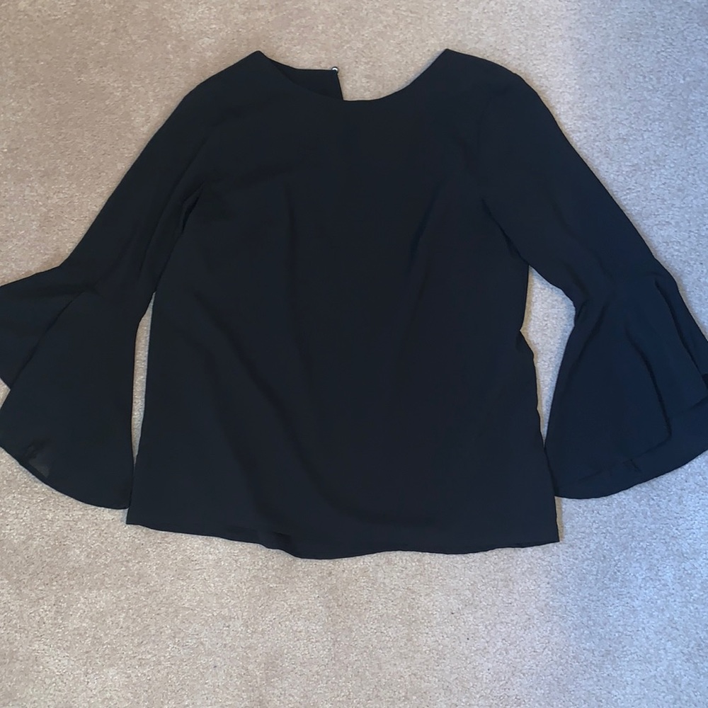 Gold ray Black Blouse